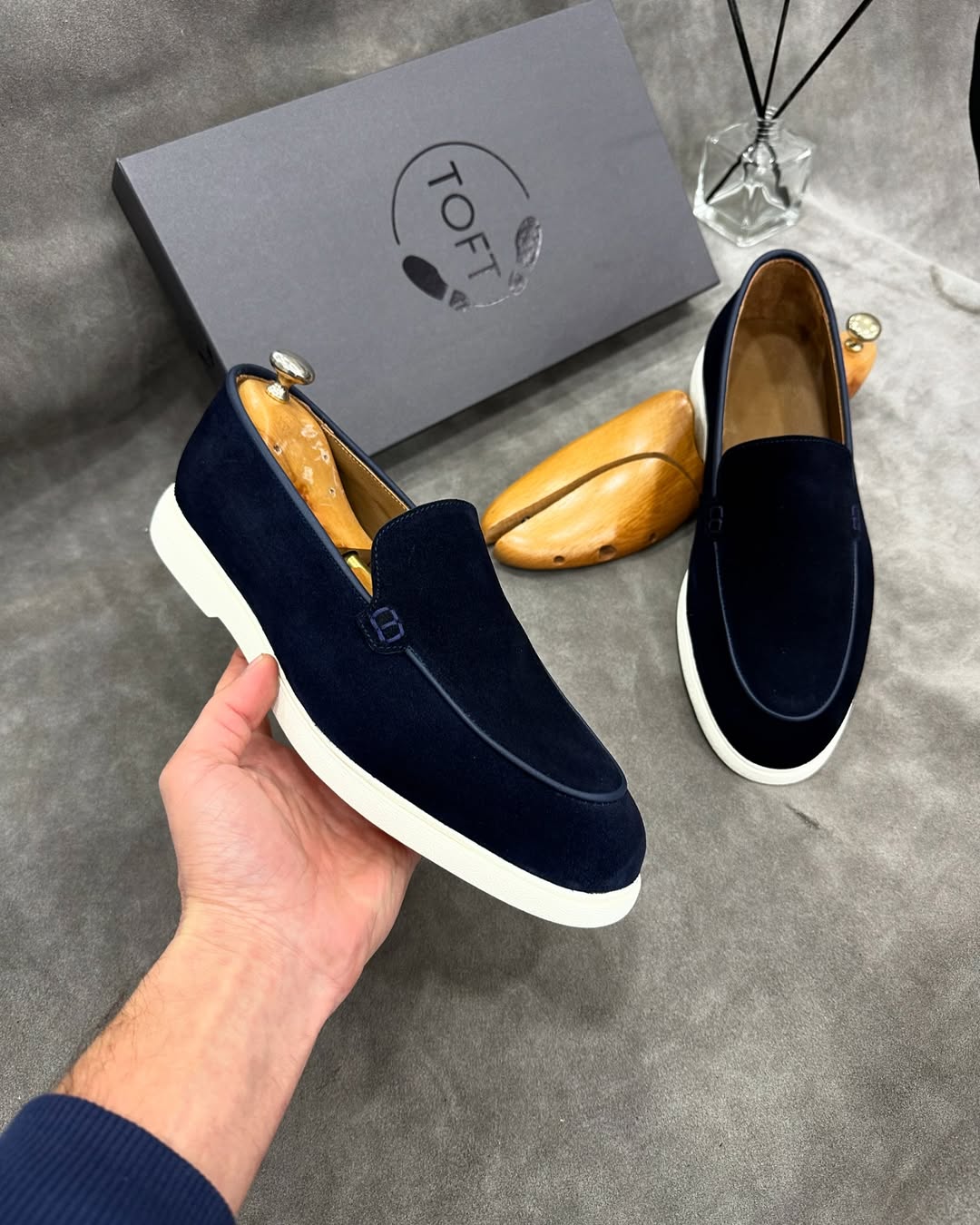Men's Suede Slip-On Shoes