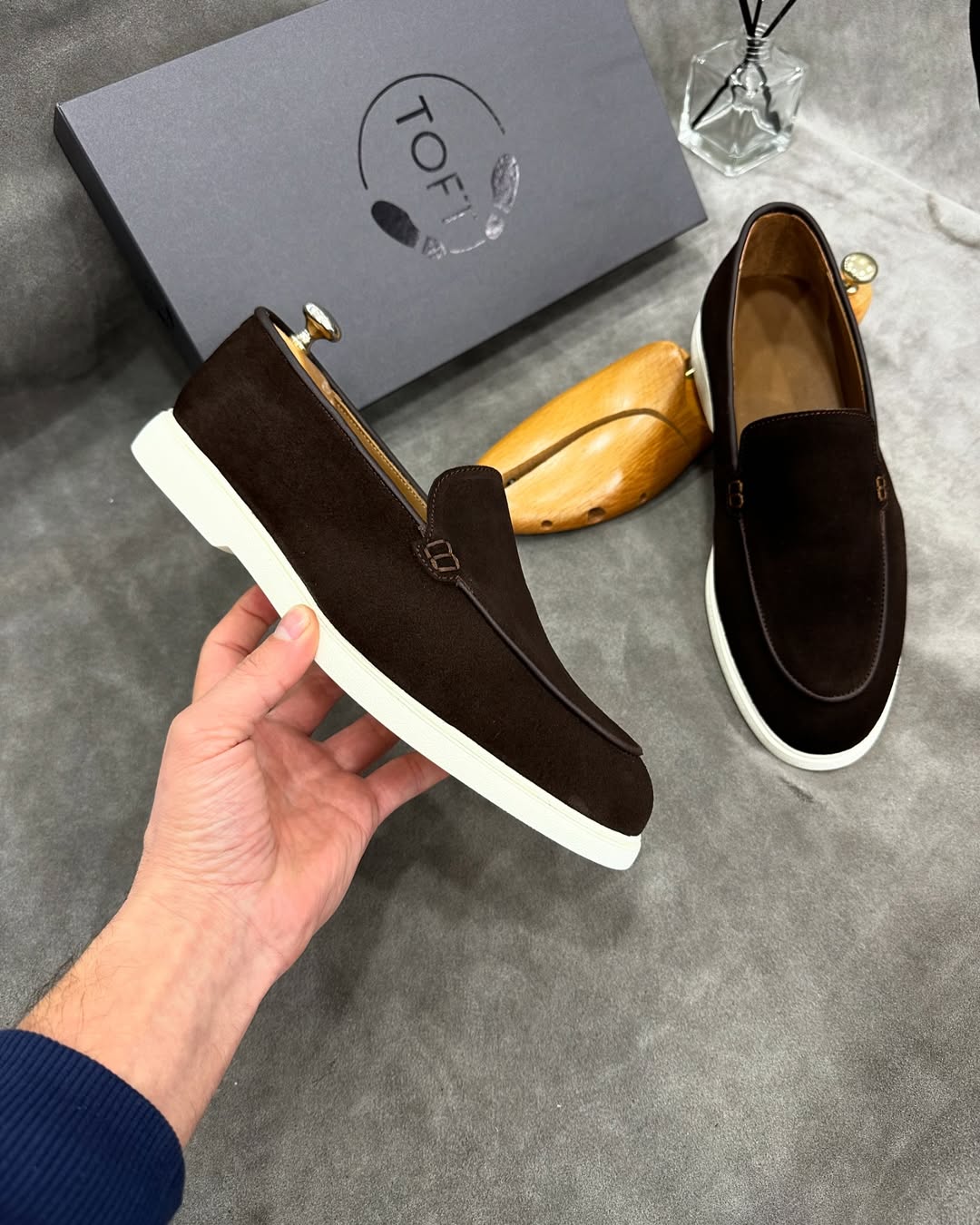 Men's Suede Slip-On Shoes