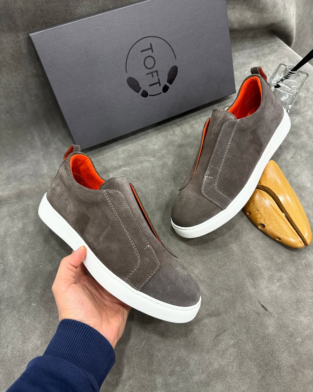 Men's Suede Slip-On Shoes