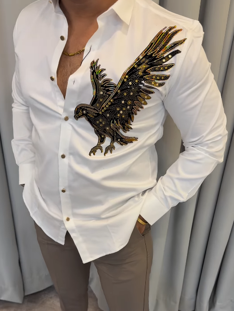 Eagle Sparkling Rhinestone Shirt