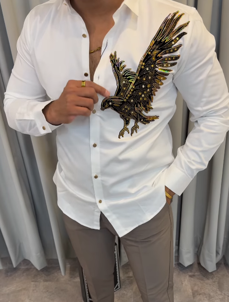 Eagle Sparkling Rhinestone Shirt