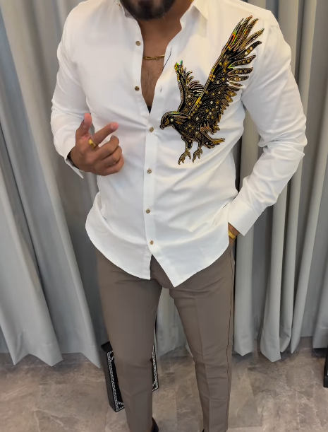 Eagle Sparkling Rhinestone Shirt