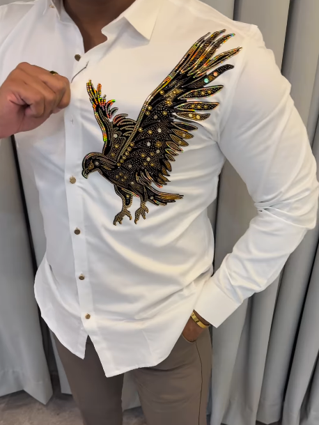 Eagle Sparkling Rhinestone Shirt