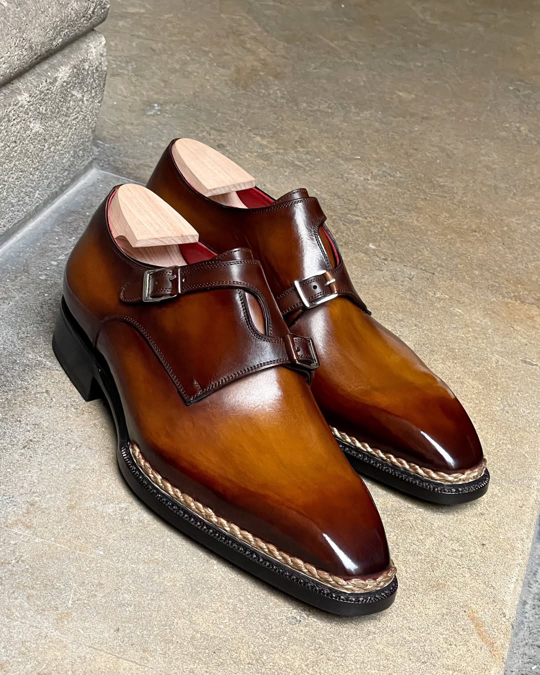 Buckle Casual Men's Business Leather Shoes