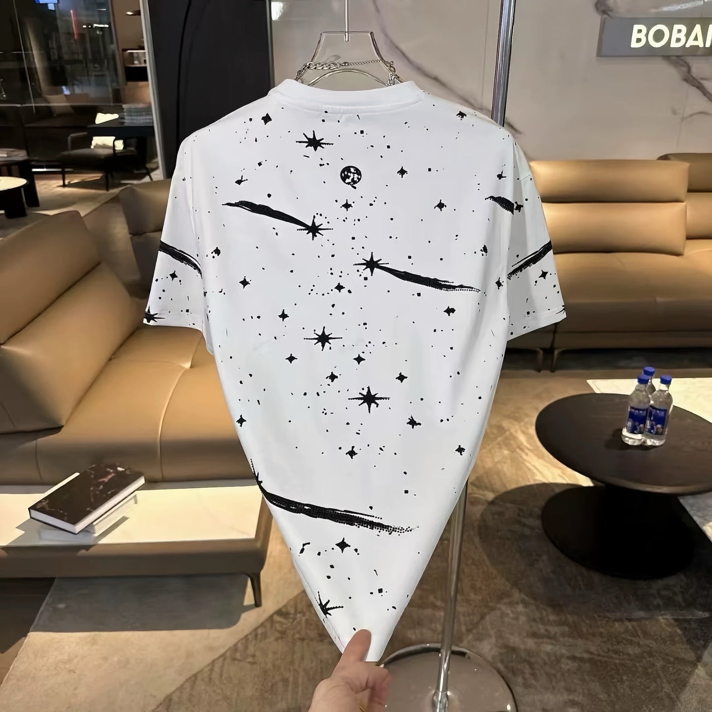 Men's Rhinestone Butterfly T-shirt