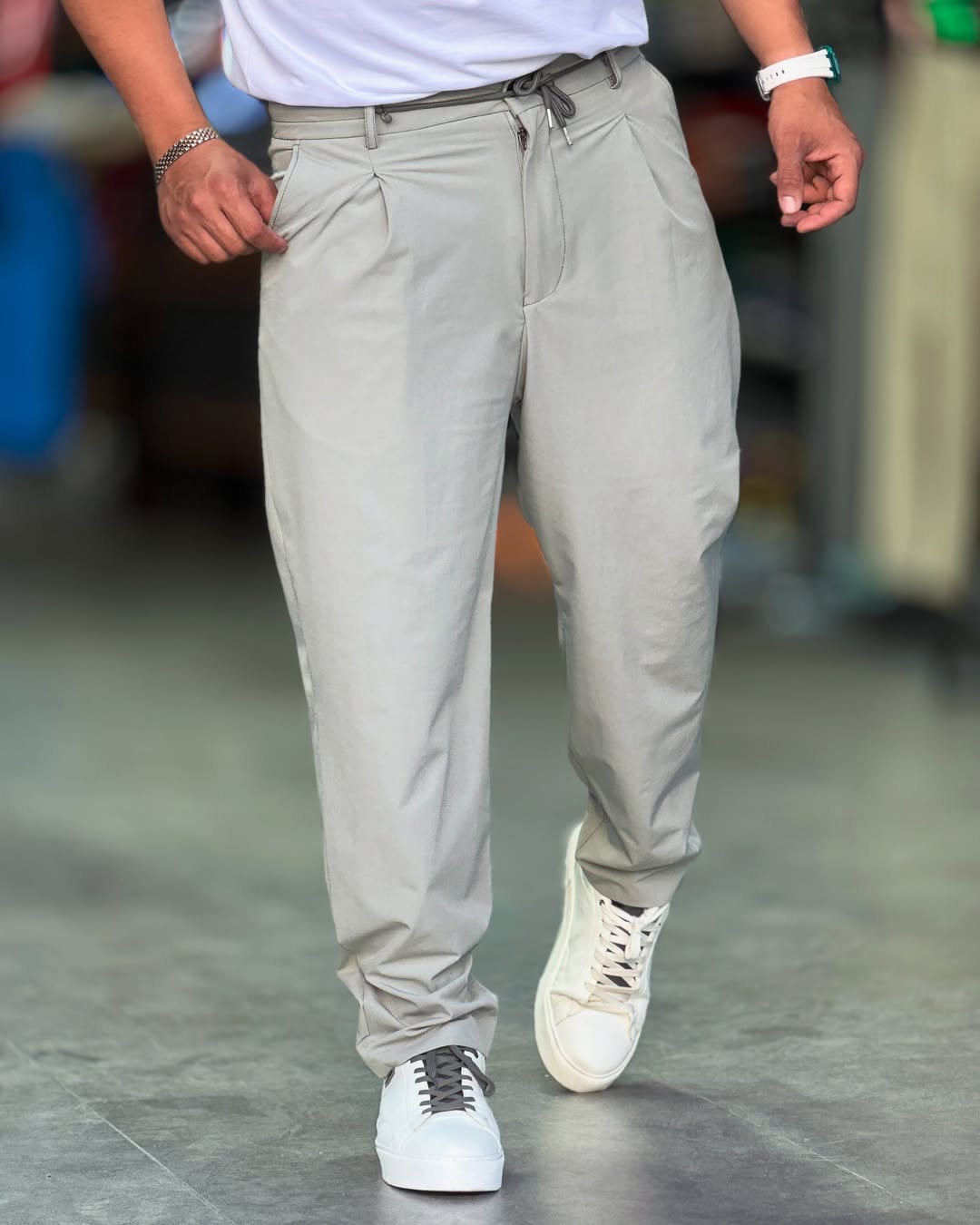 Men's Solid Color Casual Pants