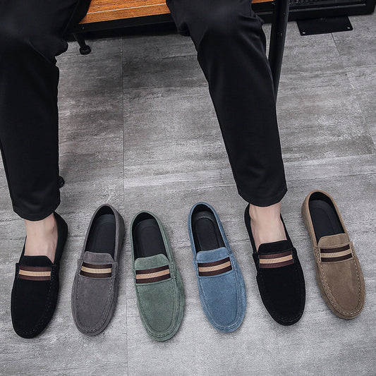 Men's Suede Slip-On Shoes