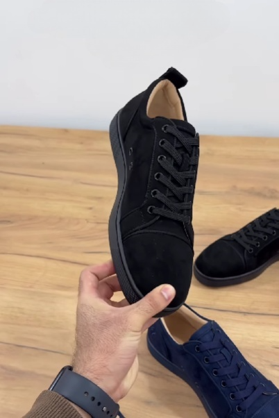 Men's Suede Lace-Up Shoes