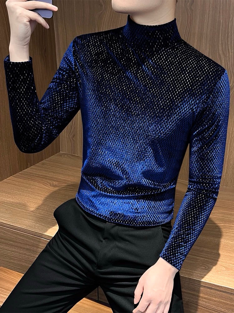 Men's Velvet Bottoming Shirt