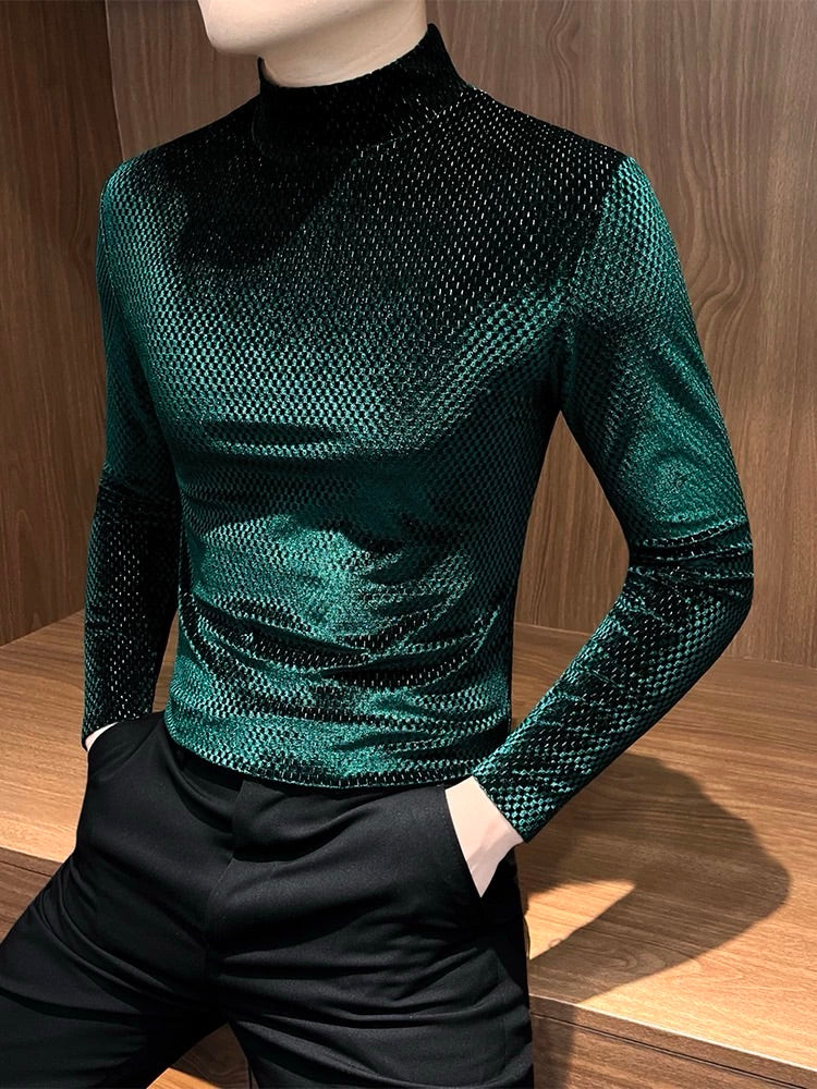 Men's Velvet Bottoming Shirt