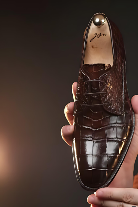 Premium Textured Leather Dress Shoes