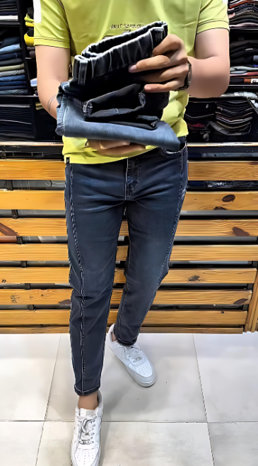 Men's Drawstring Casual Jeans