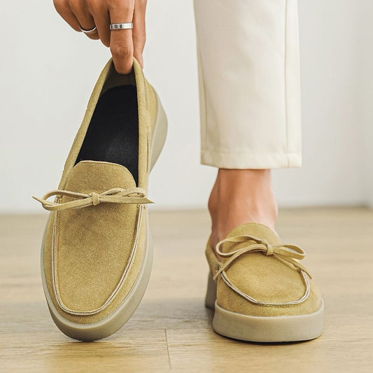 Men's Suede Slip-On Loafers