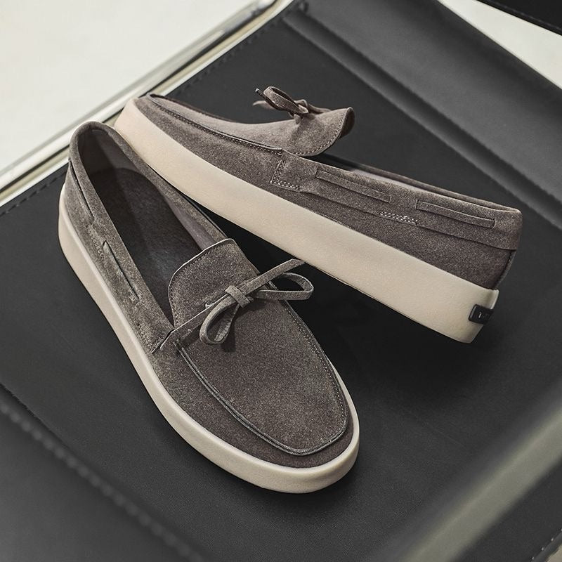 Men's Suede Slip-On Loafers