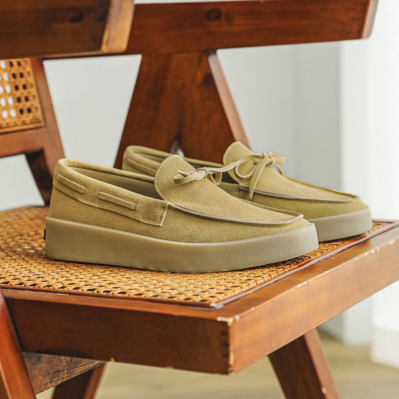 Men's Suede Slip-On Loafers