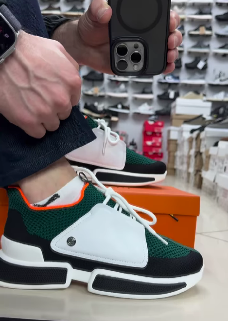 Green Comfortable Sneakers