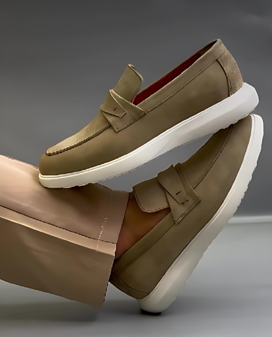 Men's Suede Slip-On Shoes