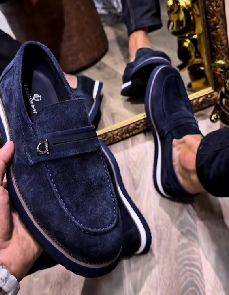 Men's Suede Slip-On Shoes