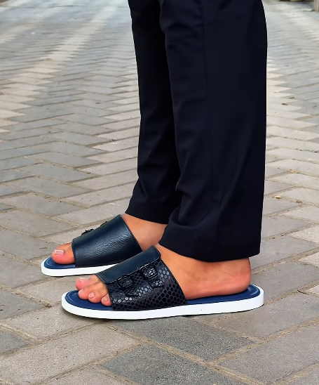 Men's Soft Leather Slippers