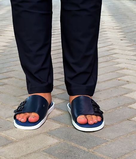 Men's Soft Leather Slippers