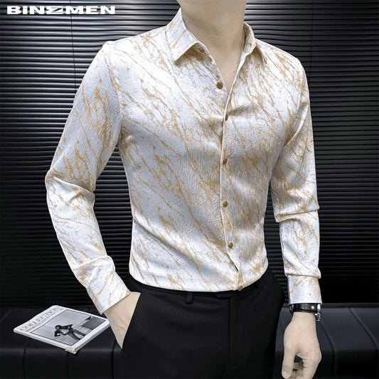 Men's Luxury Print Shirt