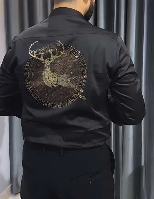 Sparkling Rhinestone Deer Shirt