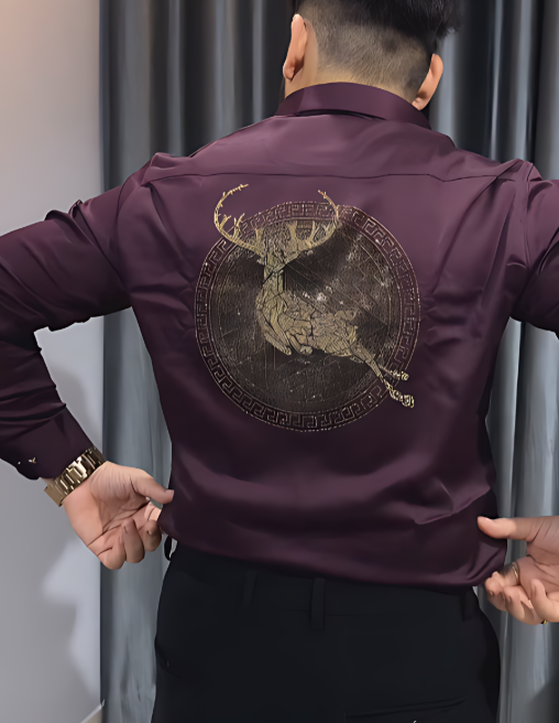 Sparkling Rhinestone Deer Shirt