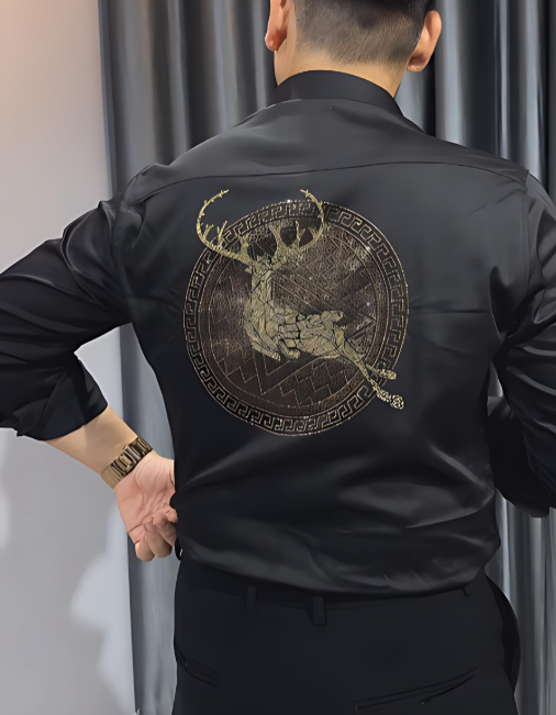 Sparkling Rhinestone Deer Shirt