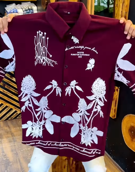 Men's Printed Short-Sleeved Top