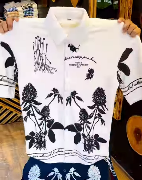 Men's Printed Short-Sleeved Top