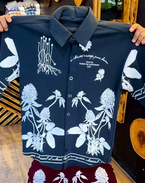 Men's Printed Short-Sleeved Top