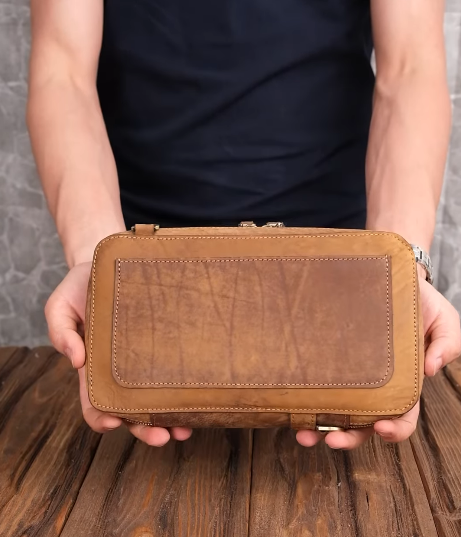 Men's Suede Handbag/Crossbody Bag