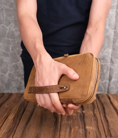 Men's Suede Handbag/Crossbody Bag