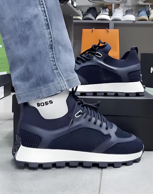 Men's Lace-Up Casual Sneakers