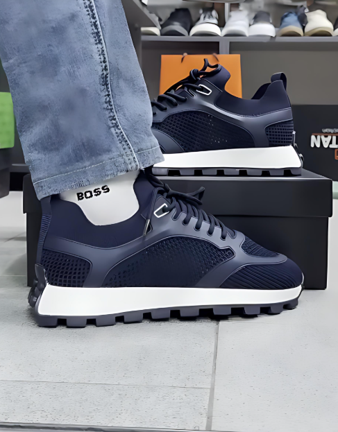 Men's Lace-Up Casual Sneakers