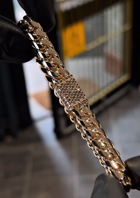 Men's Sparkling Rhinestone Bracelet