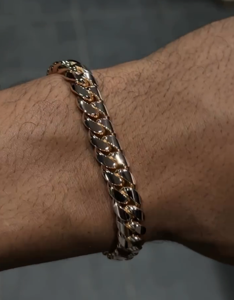Men's Sparkling Rhinestone Bracelet