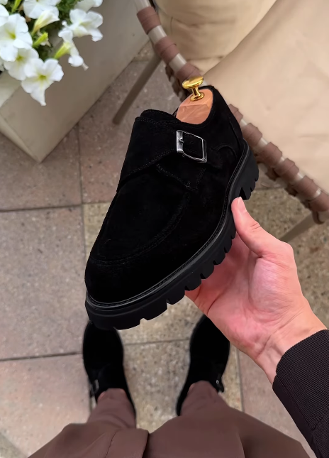 Black Men's Suede Shoes