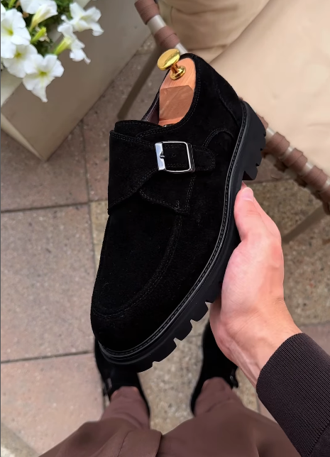 Black Men's Suede Shoes