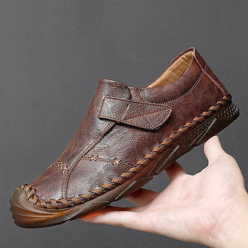 Men's Casual Slip-On Leather Shoes