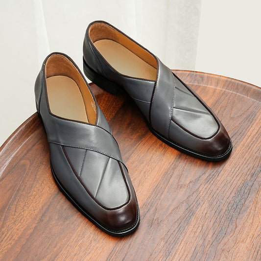 Men's Business Slip-On Leather Shoes