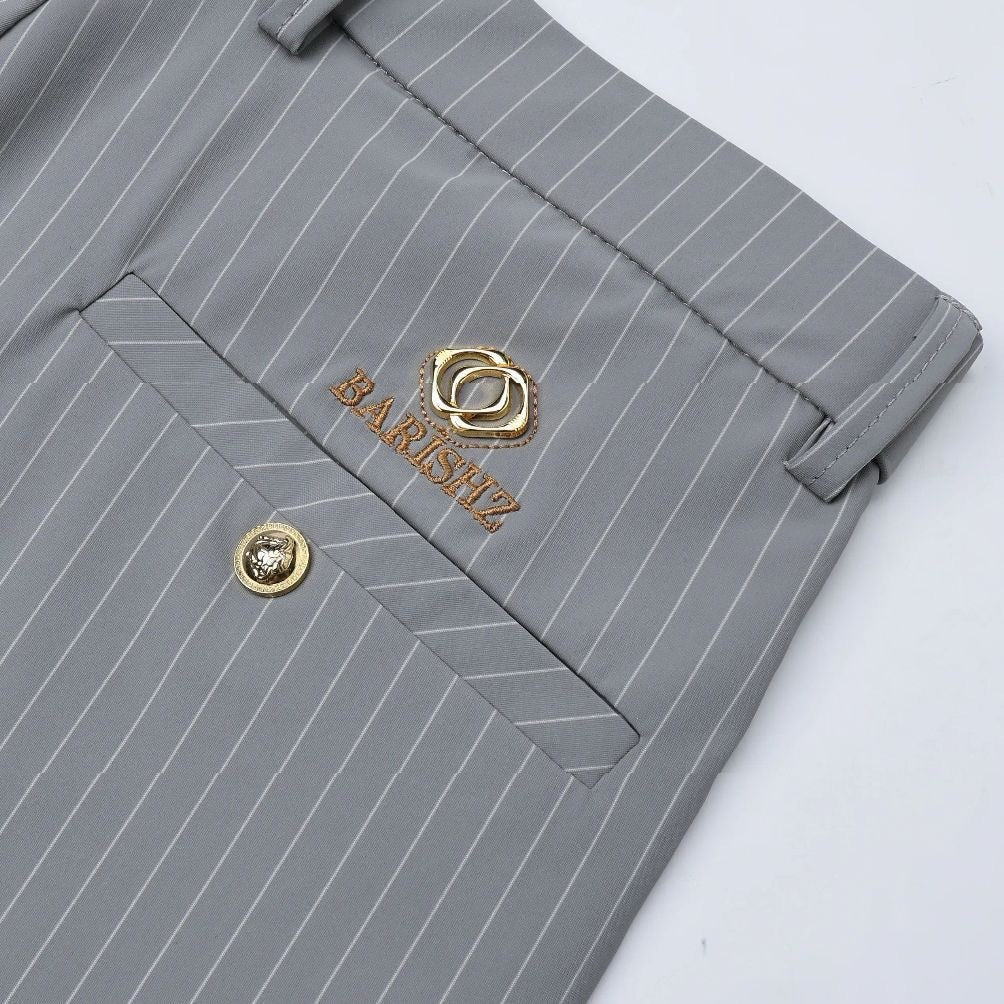 Men's Striped Business Comfortable Pants