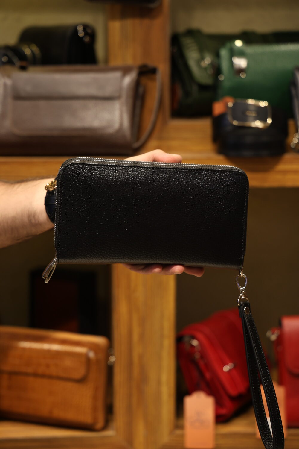Men's Classic Leather Handbag