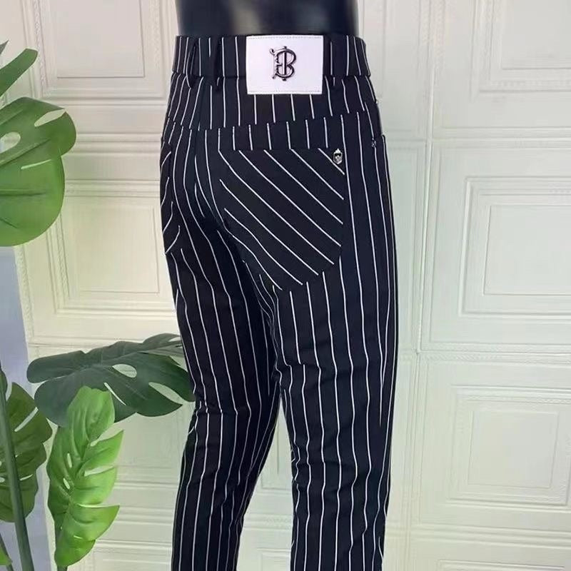 Men's Striped Casual Pants