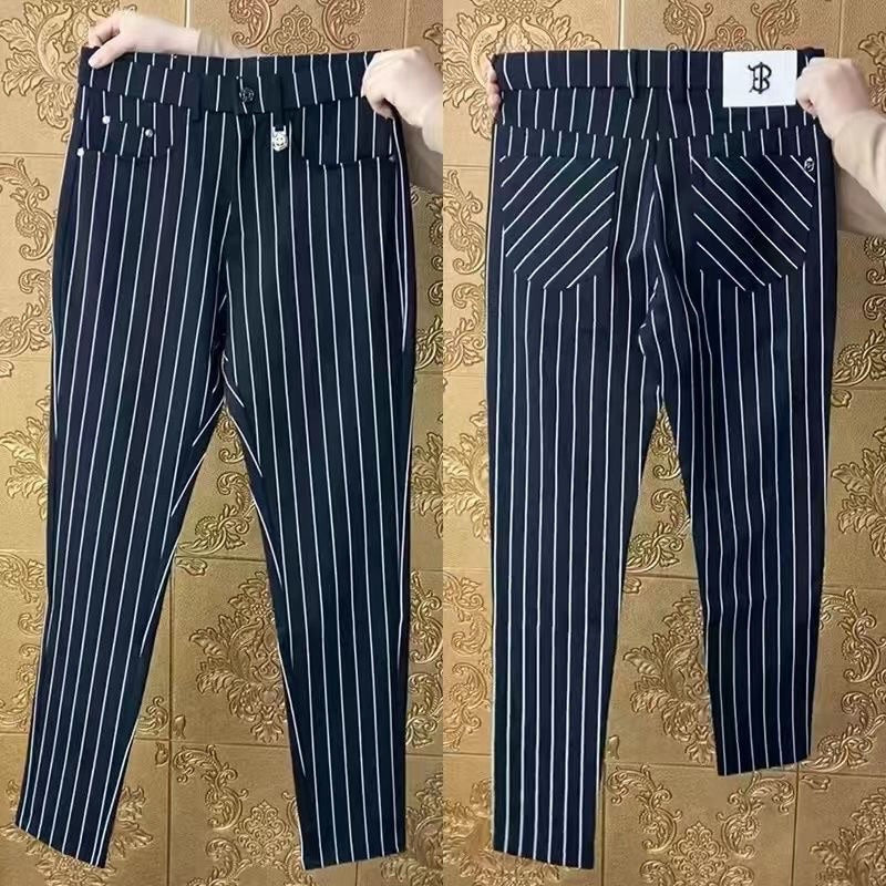 Men's Striped Casual Pants