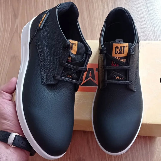 Men's Soft Leather Lace-Up Shoes