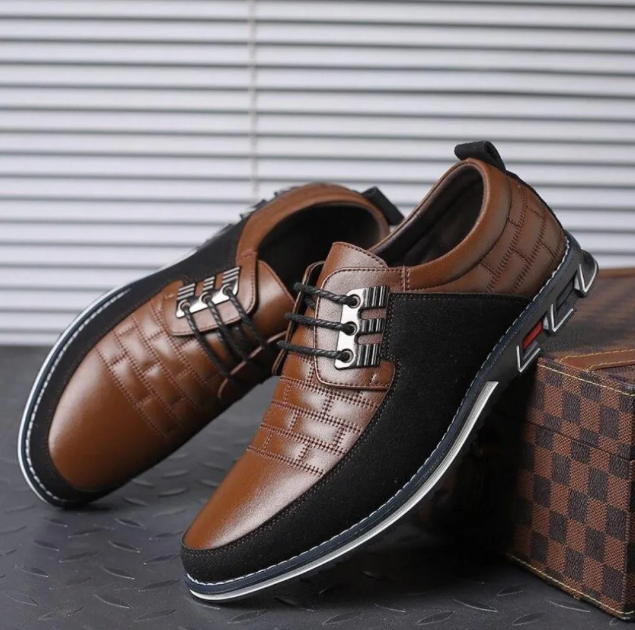 Men's casual comfortable leather shoes