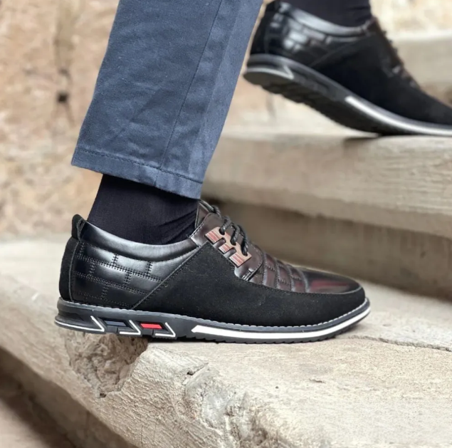 Men's casual comfortable leather shoes