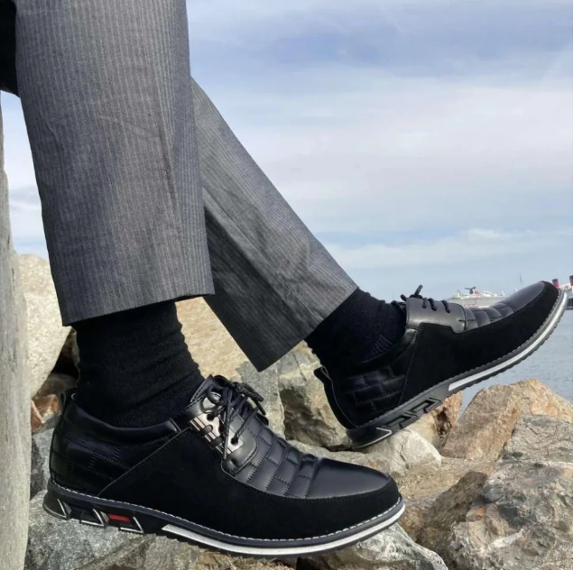 Men's casual comfortable leather shoes