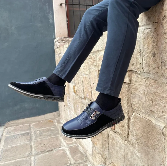Men's casual comfortable leather shoes